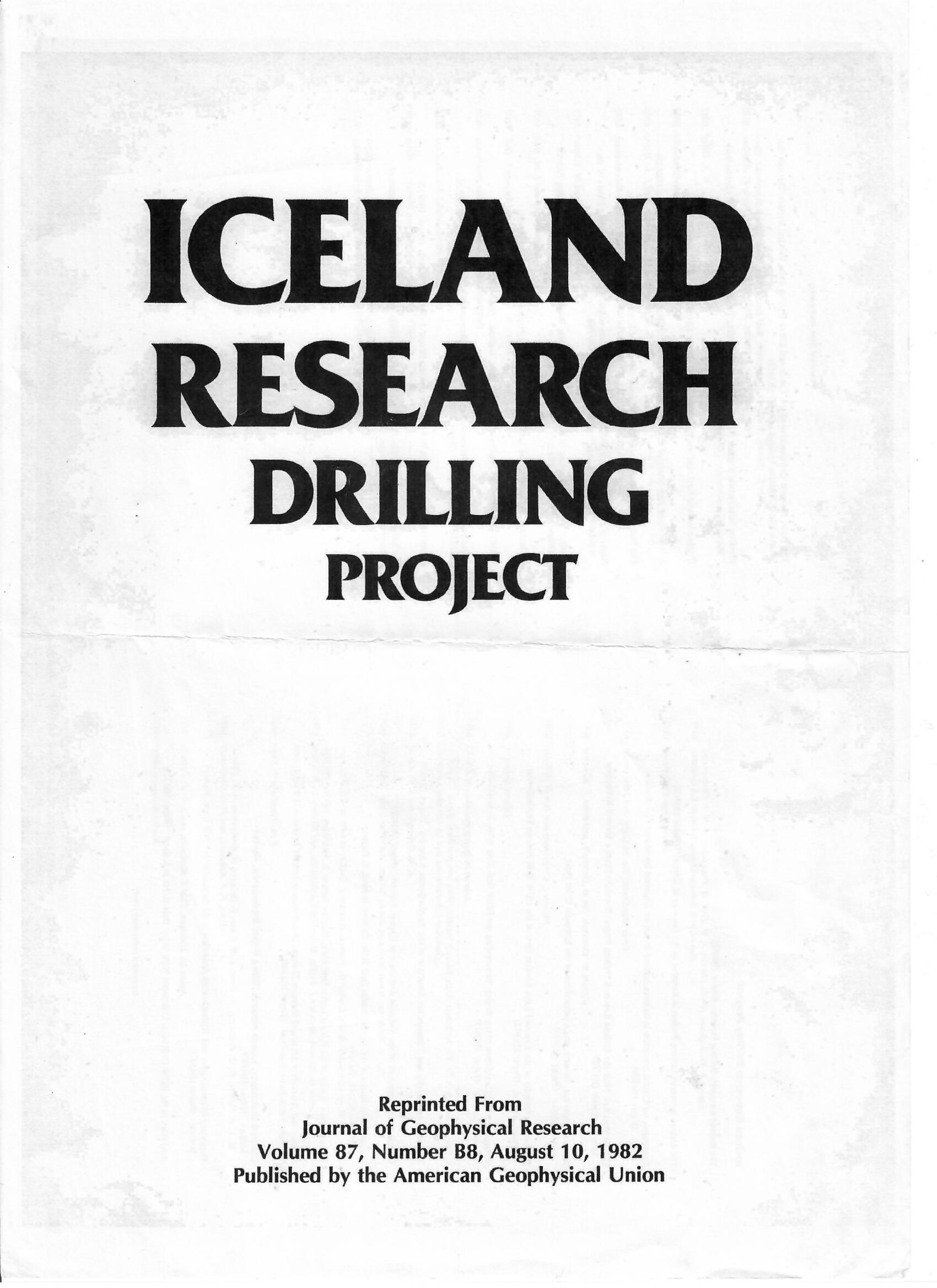 IRDP articles 1982